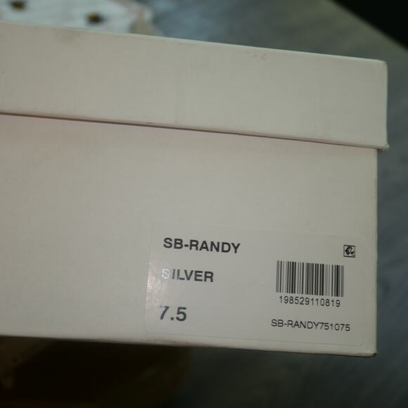 NEW Betsey Johnson Randy Silver Rhinestone Cowboy Boots Women's 7.5 - Picture 8 of 9